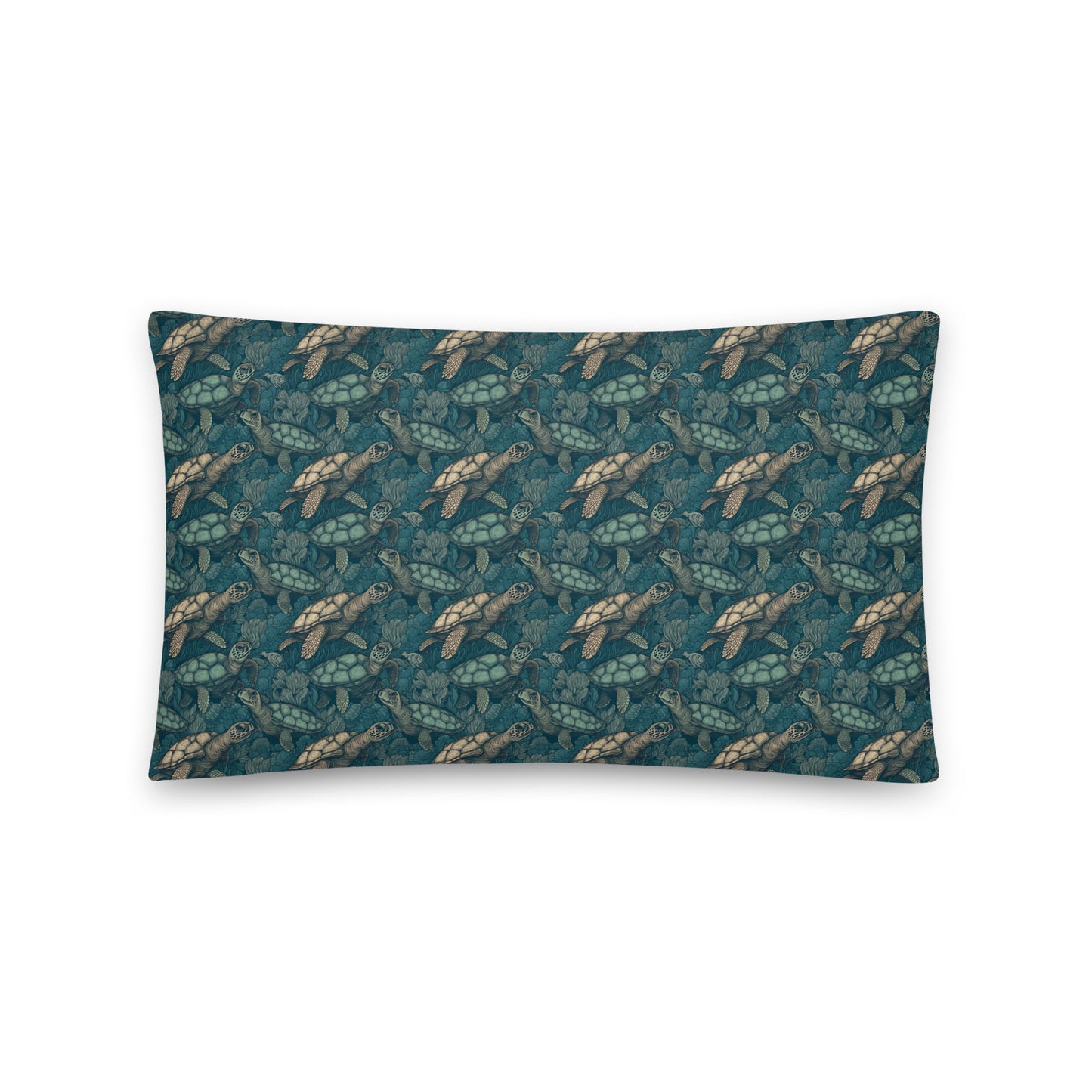 Pillow Sea Turtle Green