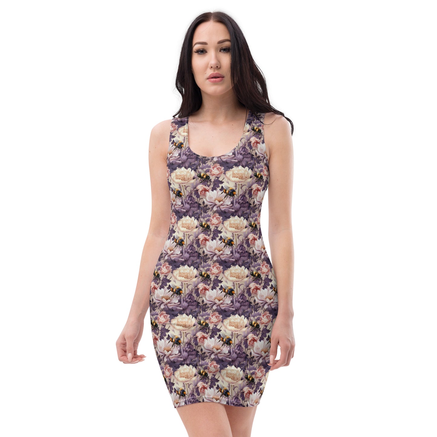 Bodycon Dress Floral Bee #51