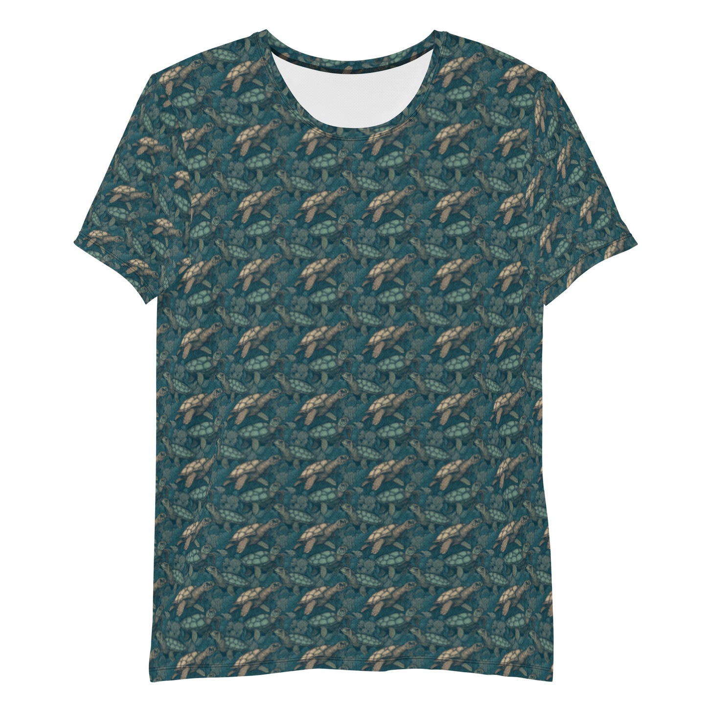 Men's Athletic T-Shirt Sea Turtle