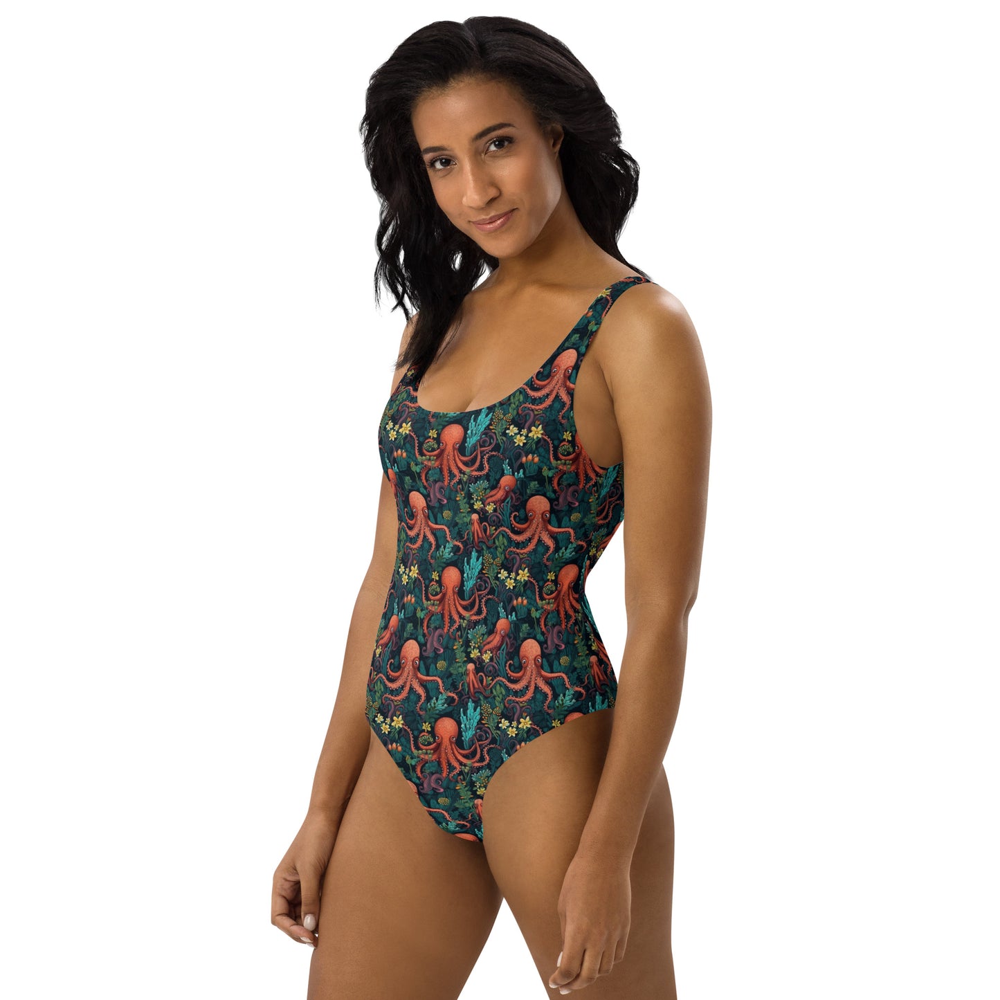 One-Piece Swimsuit Octopus Garden