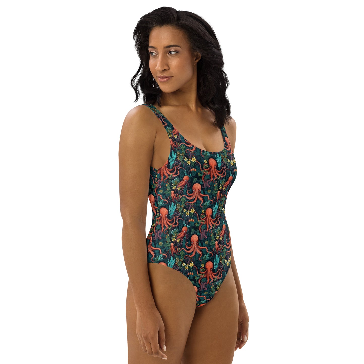 One-Piece Swimsuit Octopus Garden