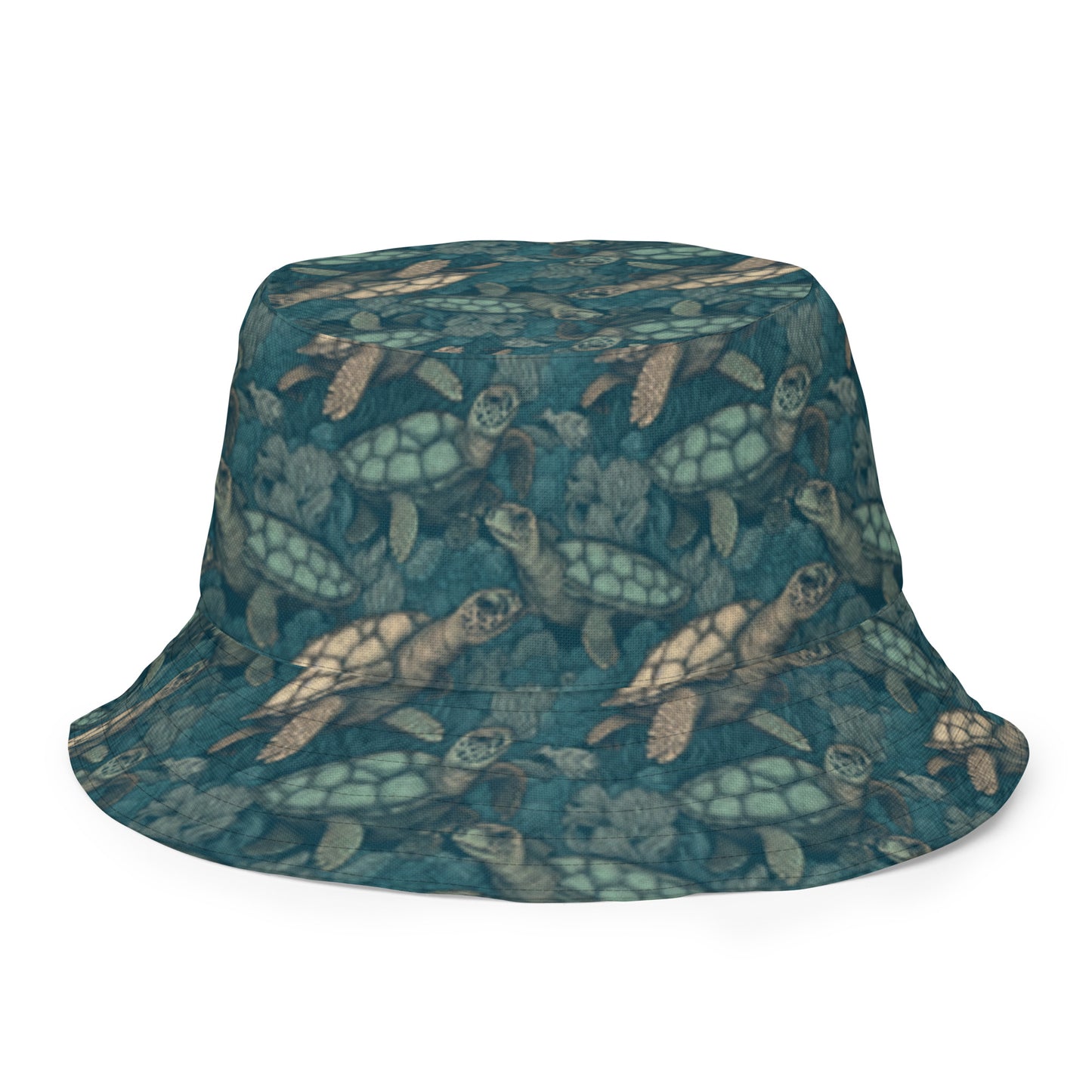 Reversible Bucket Hat Sea Turtle