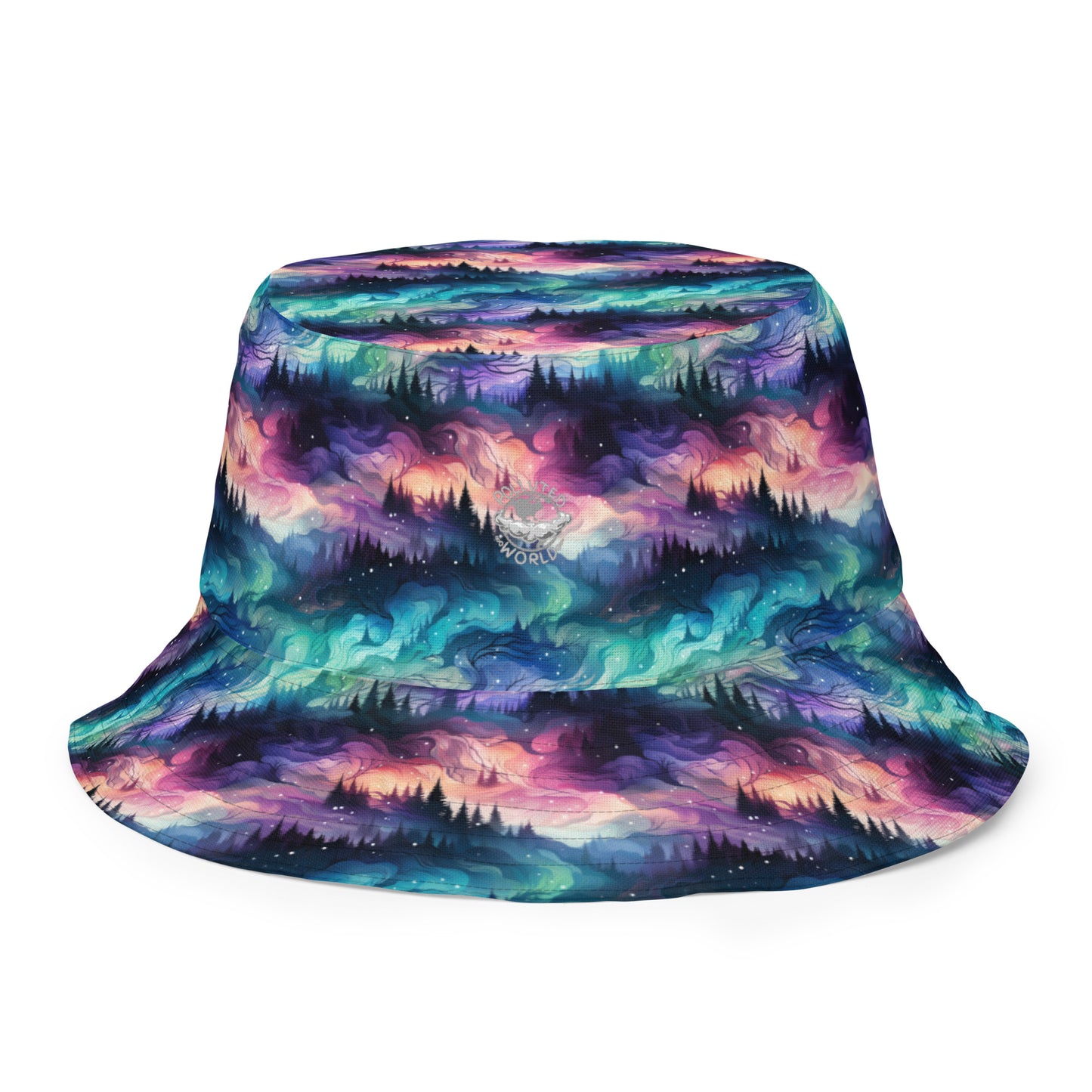 Reversible Bucket Hat Winter Fashion Northern Lights