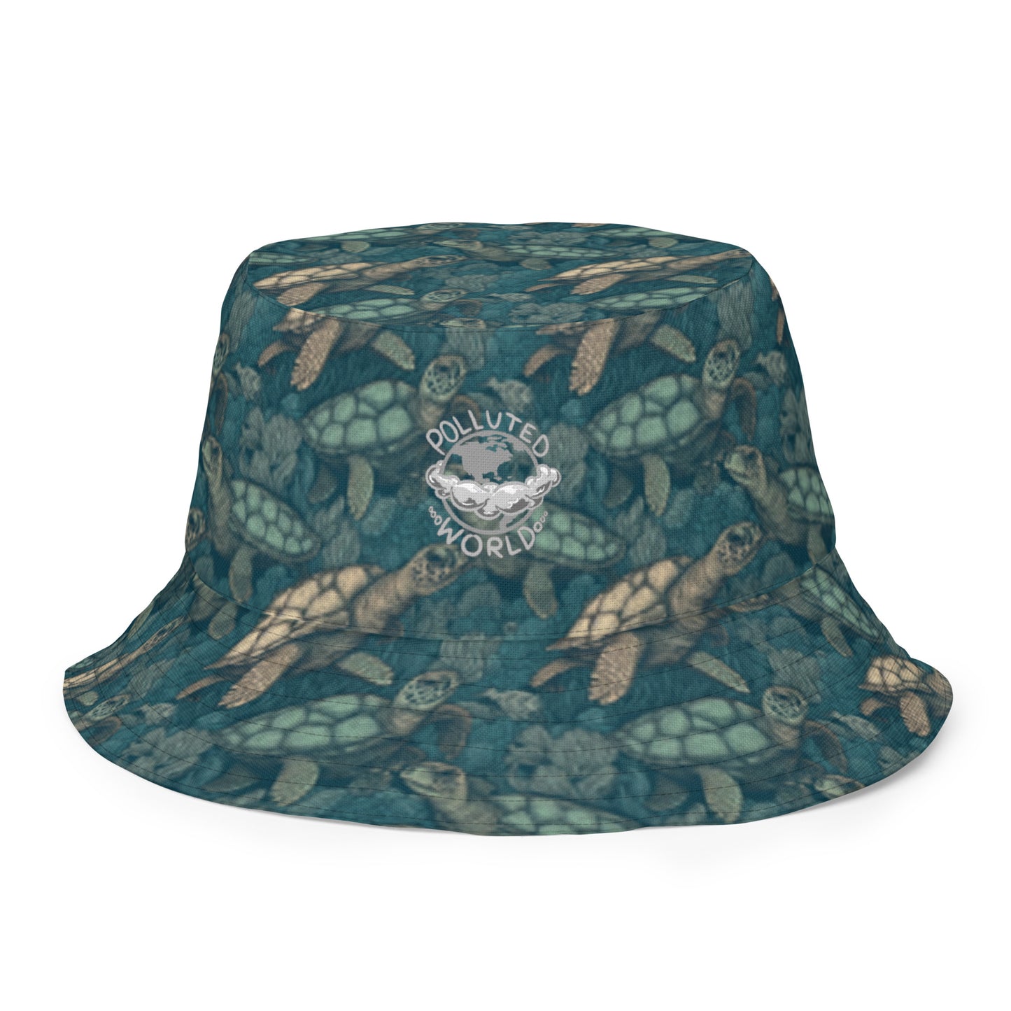 Reversible Bucket Hat Sea Turtle