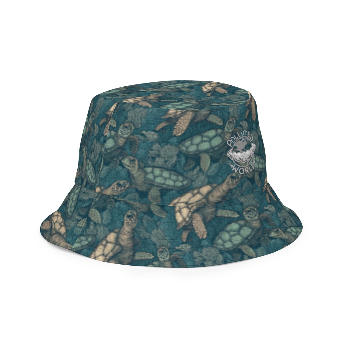 Reversible Bucket Hat Sea Turtle