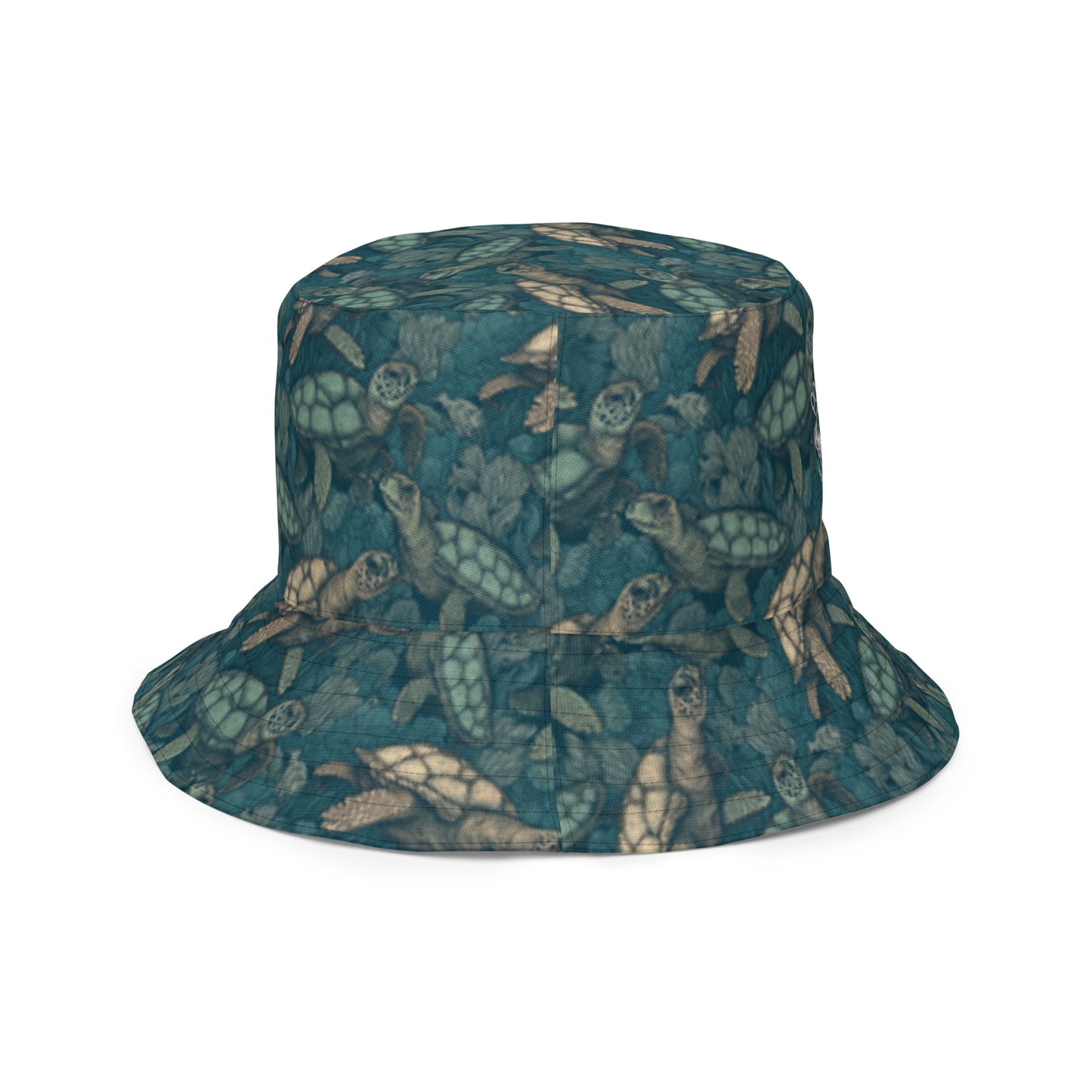 Reversible Bucket Hat Sea Turtle