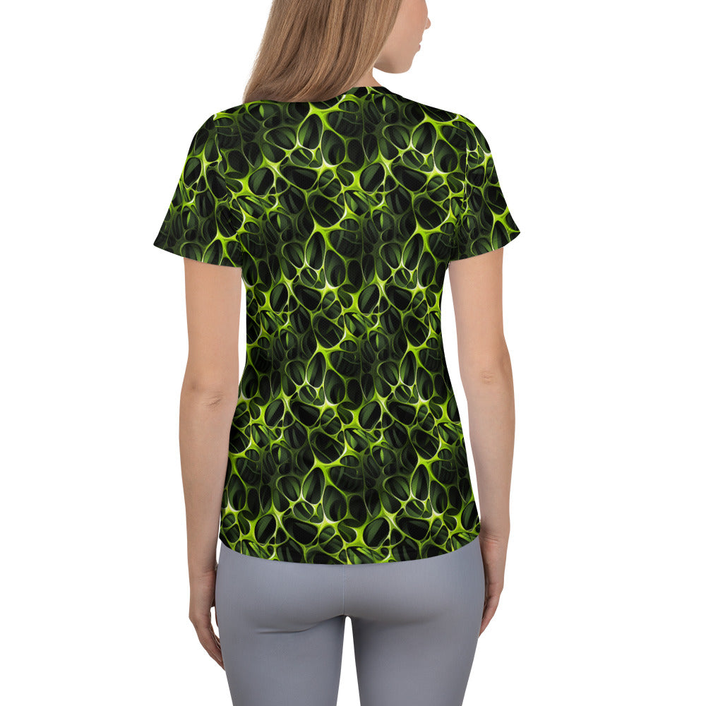 Women's Athletic T-shirt Trippy Bugs