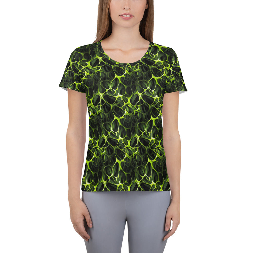 Women's Athletic T-shirt Trippy Bugs