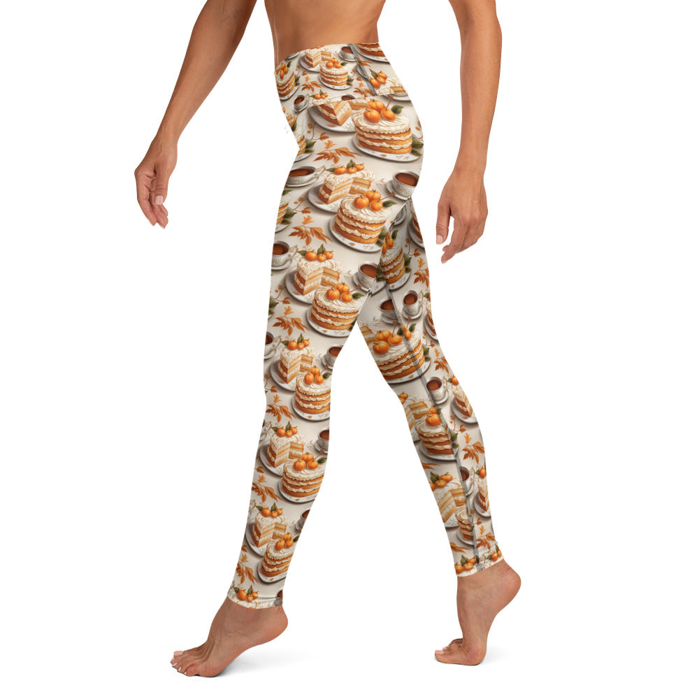 Yoga Leggings Autumn Spice & Pumpkin Pie