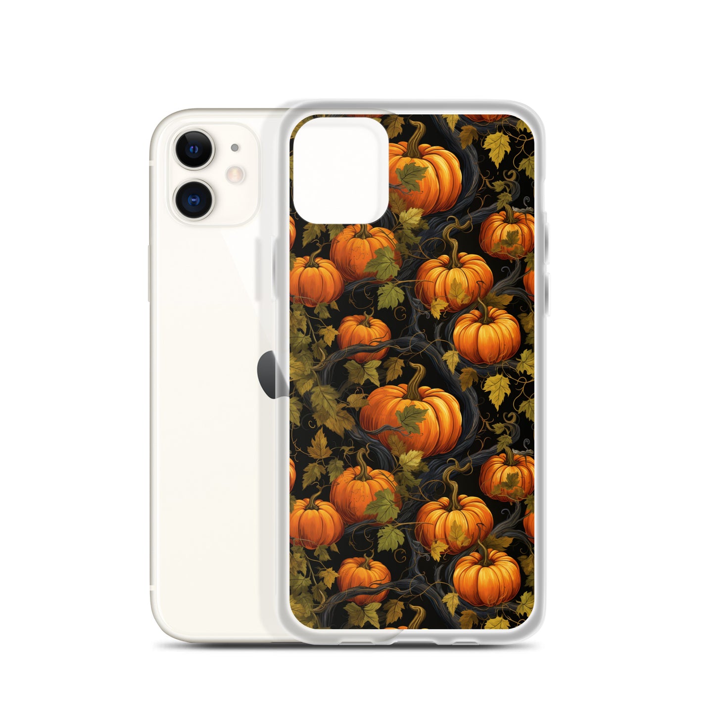 Clear Case for iPhone® Halloween Pumpkin Harvest #1