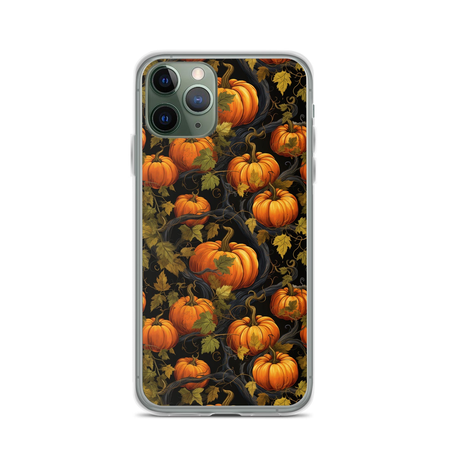 Clear Case for iPhone® Halloween Pumpkin Harvest #1