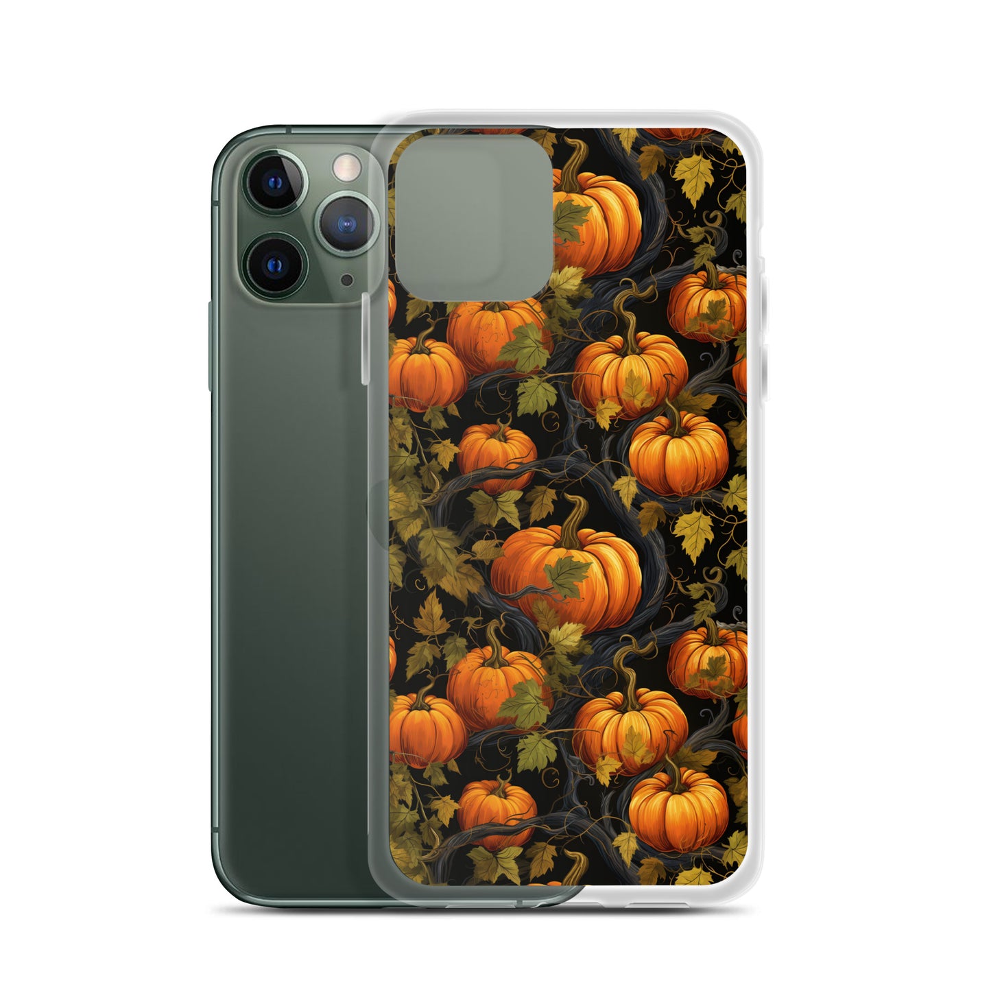 Clear Case for iPhone® Halloween Pumpkin Harvest #1