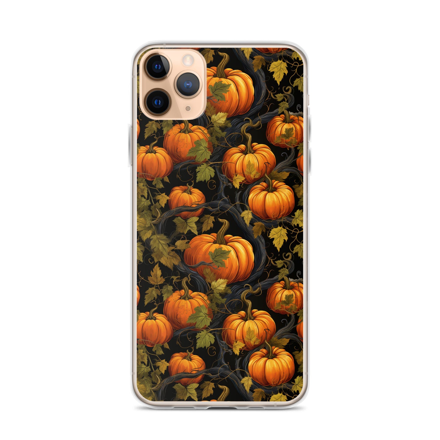 Clear Case for iPhone® Halloween Pumpkin Harvest #1