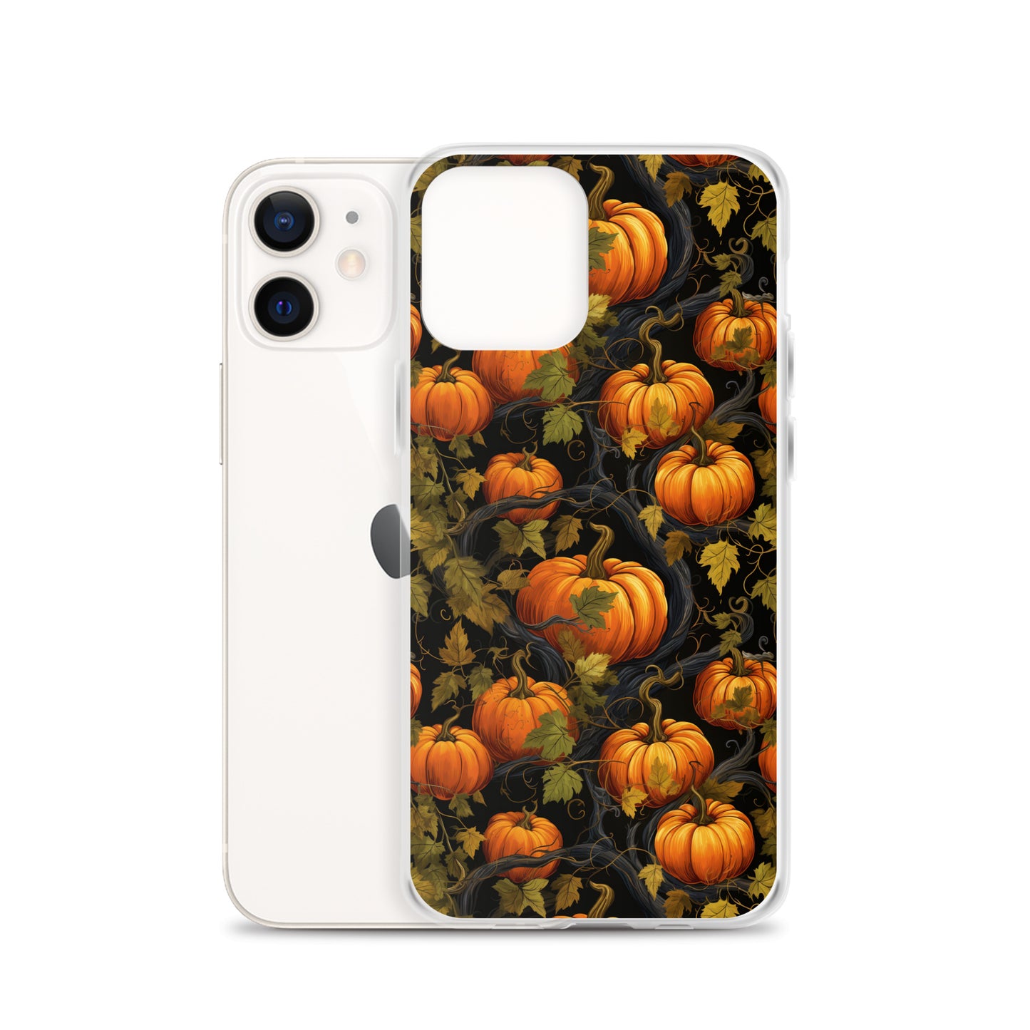 Clear Case for iPhone® Halloween Pumpkin Harvest #1