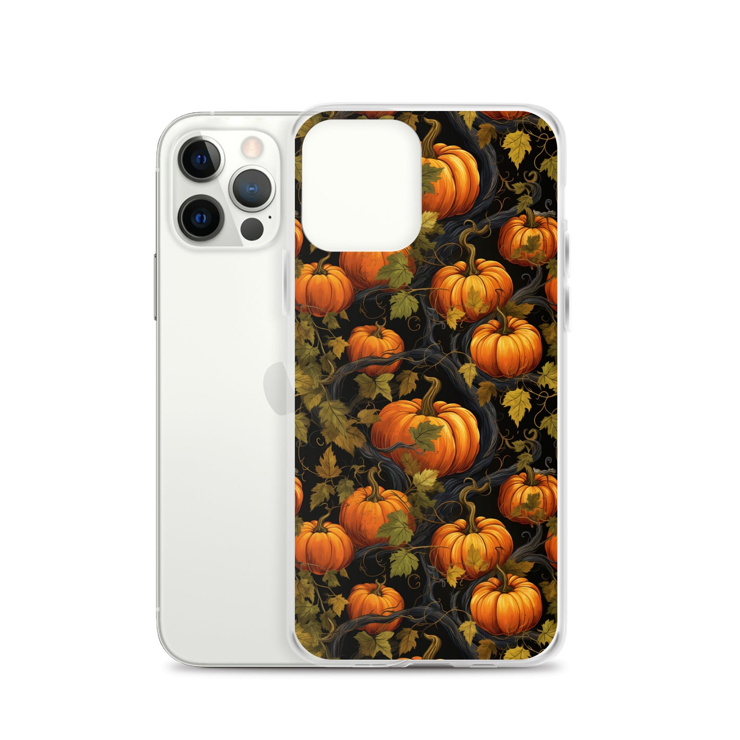 Clear Case for iPhone® Halloween Pumpkin Harvest #1