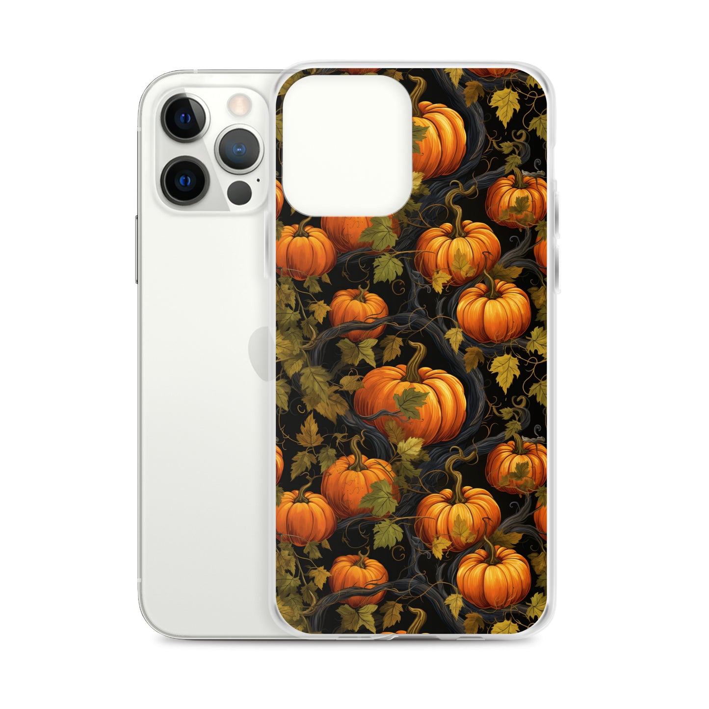 Clear Case for iPhone® Halloween Pumpkin Harvest #1