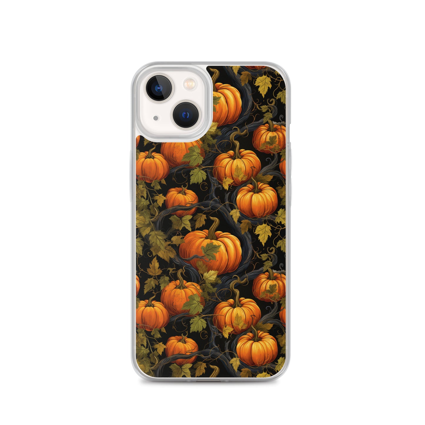 Clear Case for iPhone® Halloween Pumpkin Harvest #1