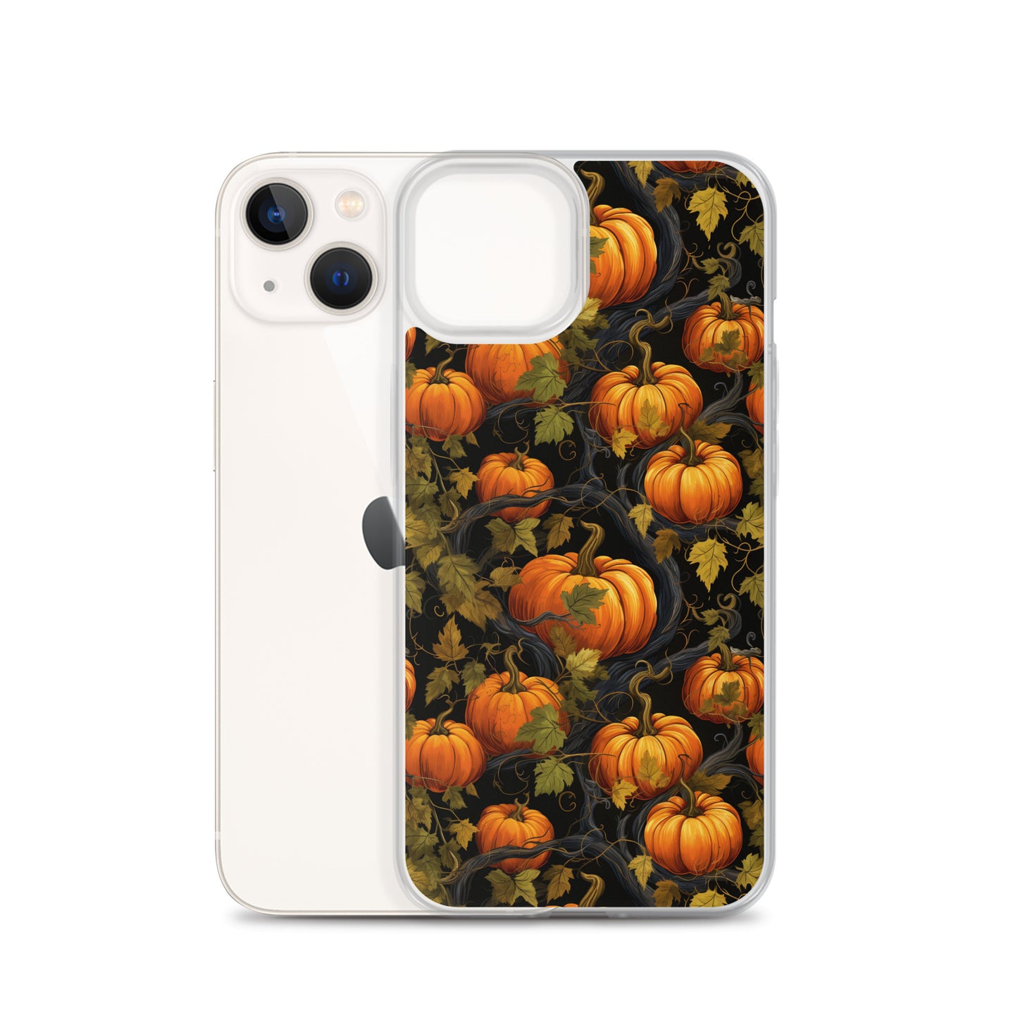 Clear Case for iPhone® Halloween Pumpkin Harvest #1