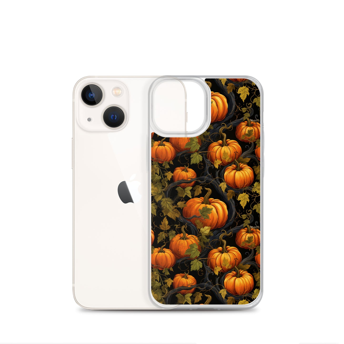 Clear Case for iPhone® Halloween Pumpkin Harvest #1