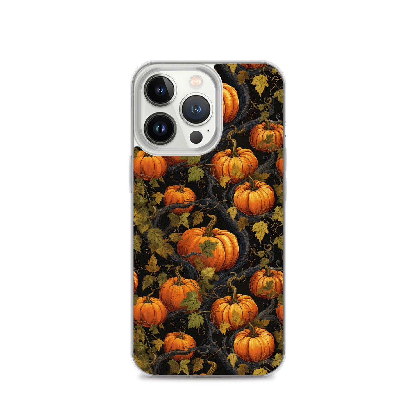 Clear Case for iPhone® Halloween Pumpkin Harvest #1