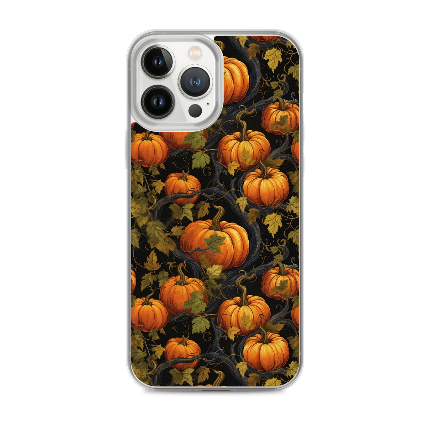 Clear Case for iPhone® Halloween Pumpkin Harvest #1