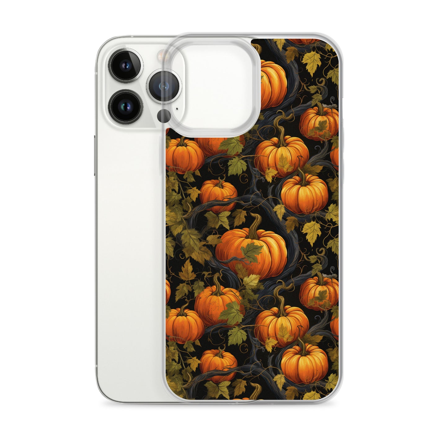 Clear Case for iPhone® Halloween Pumpkin Harvest #1