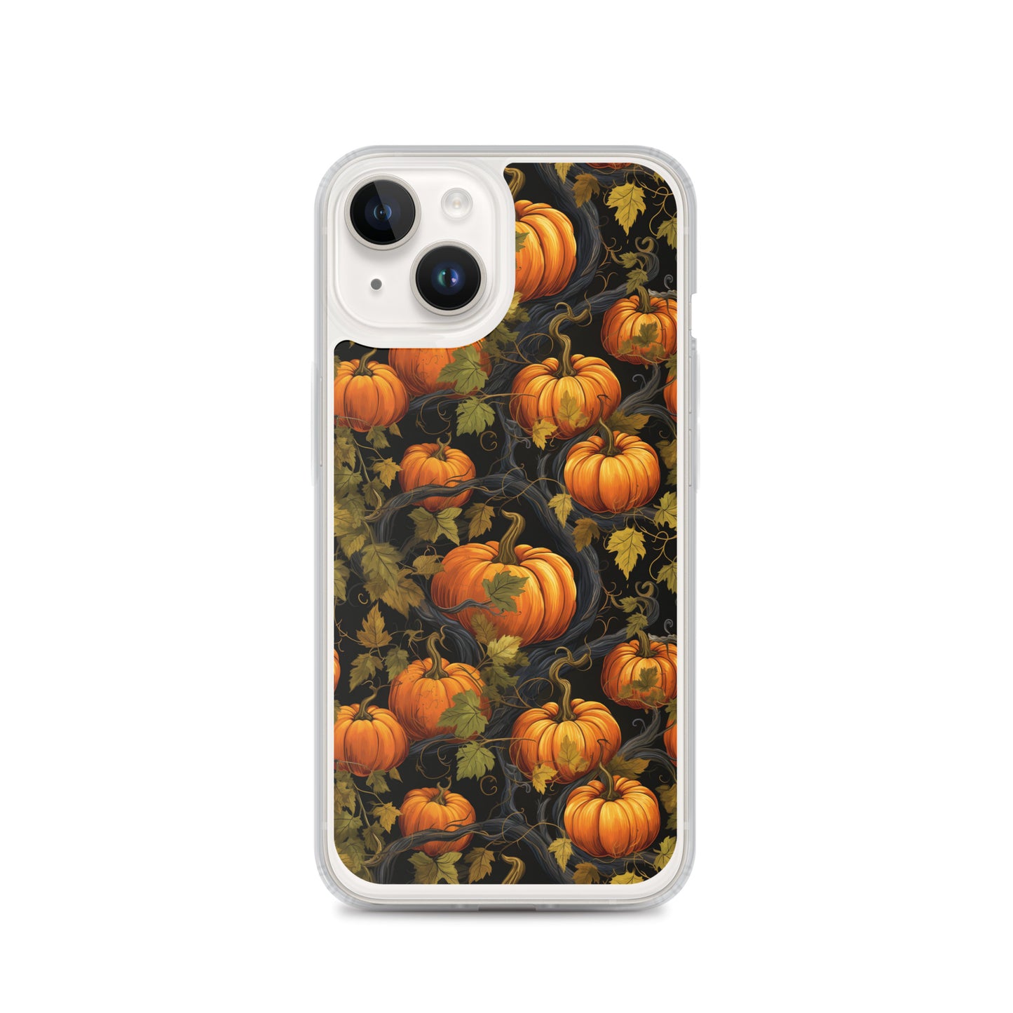 Clear Case for iPhone® Halloween Pumpkin Harvest #1