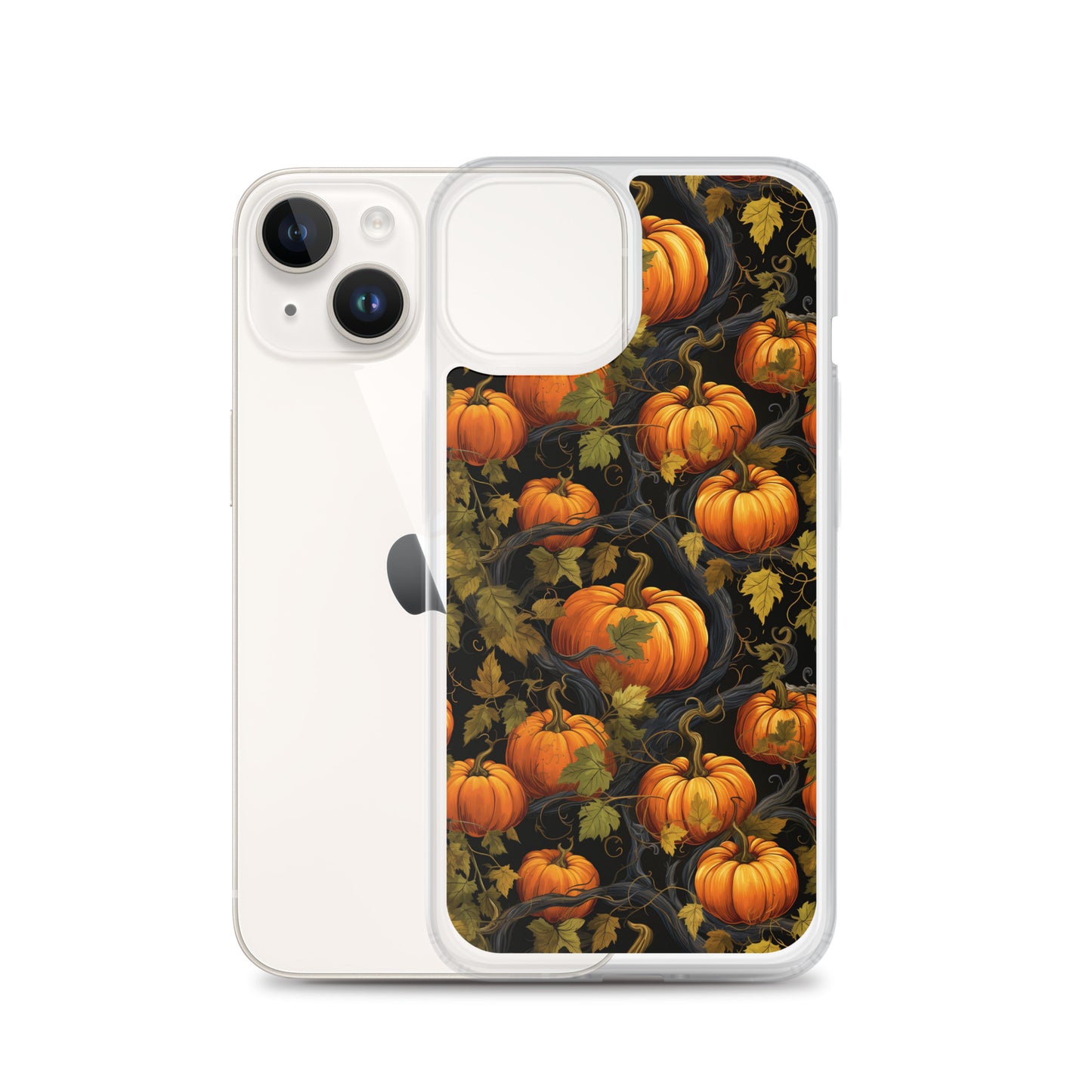 Clear Case for iPhone® Halloween Pumpkin Harvest #1