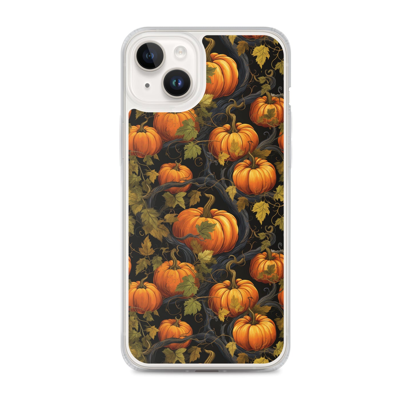 Clear Case for iPhone® Halloween Pumpkin Harvest #1