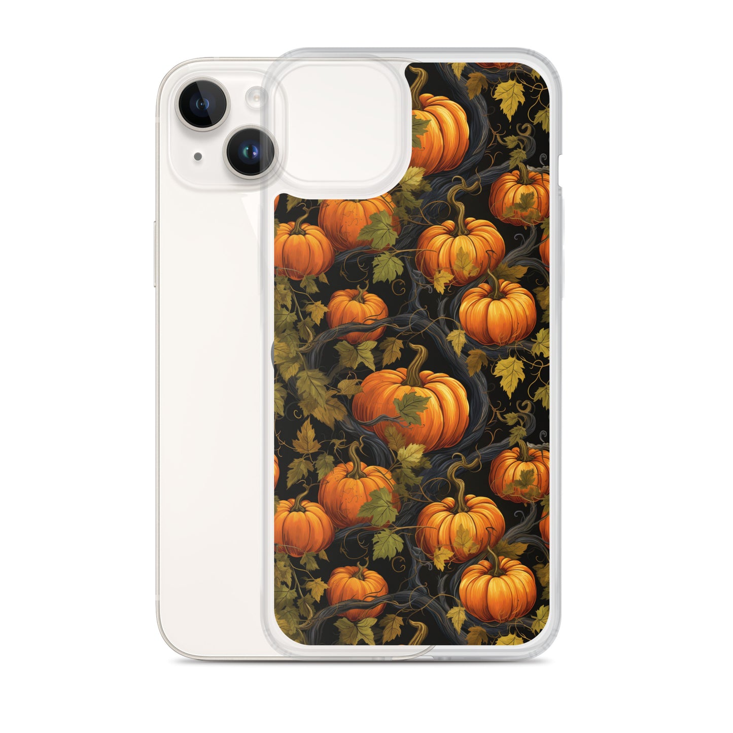 Clear Case for iPhone® Halloween Pumpkin Harvest #1