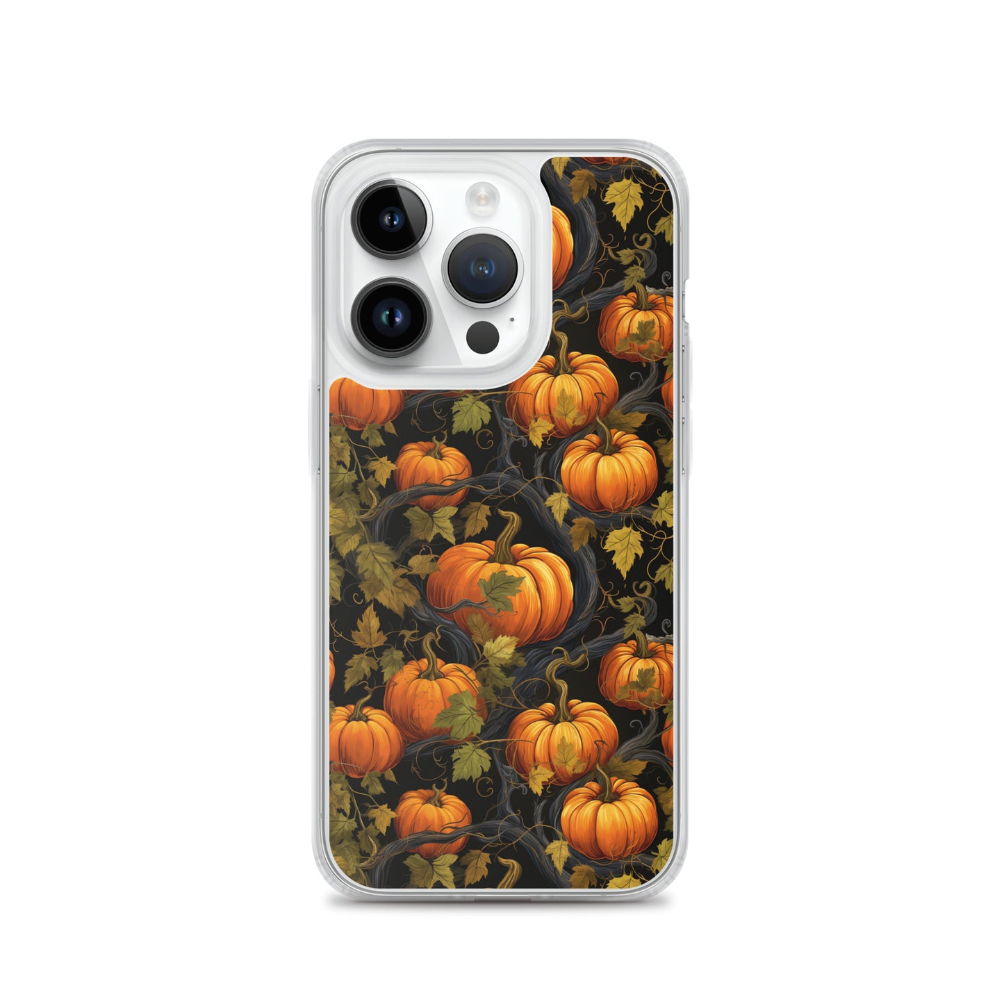 Clear Case for iPhone® Halloween Pumpkin Harvest #1