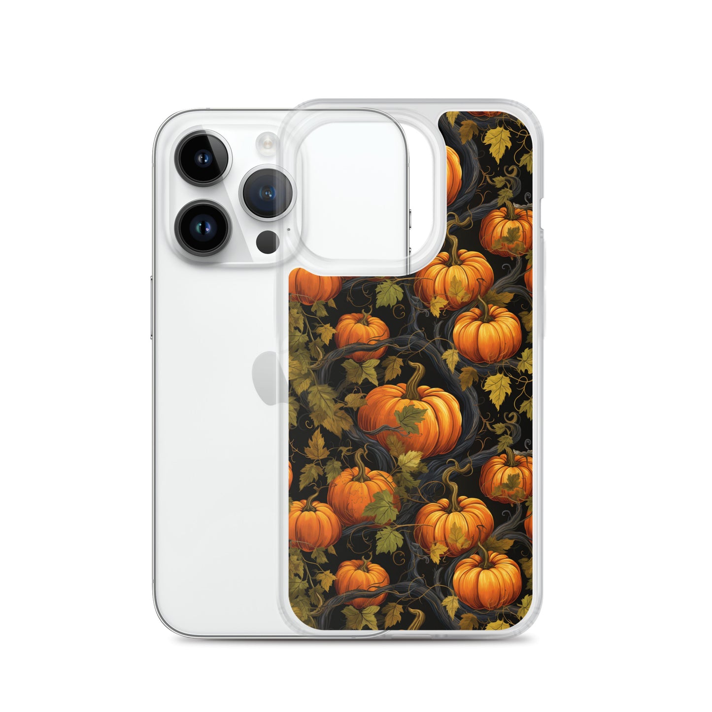 Clear Case for iPhone® Halloween Pumpkin Harvest #1