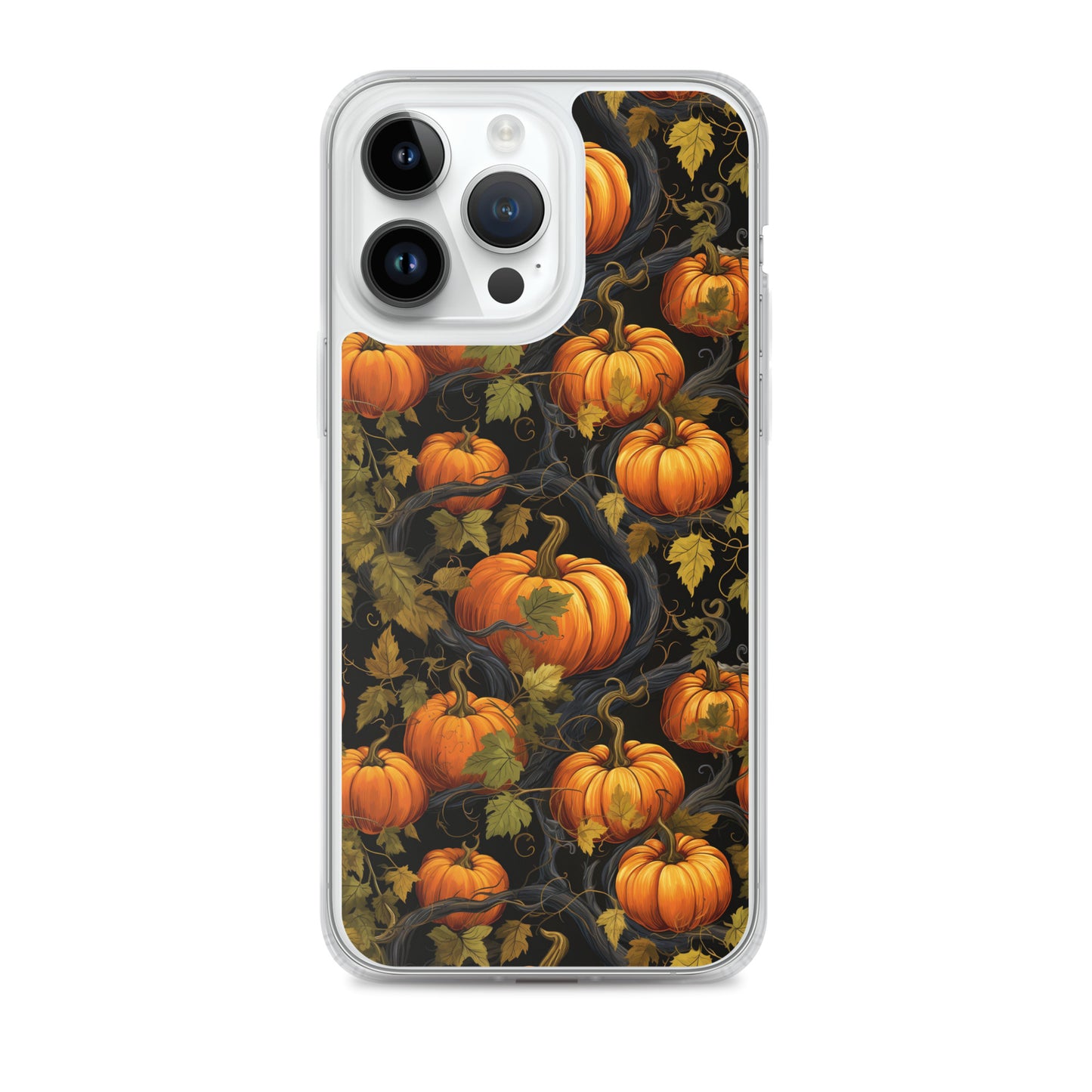 Clear Case for iPhone® Halloween Pumpkin Harvest #1