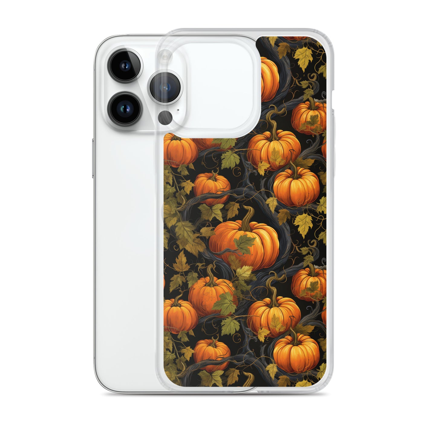 Clear Case for iPhone® Halloween Pumpkin Harvest #1