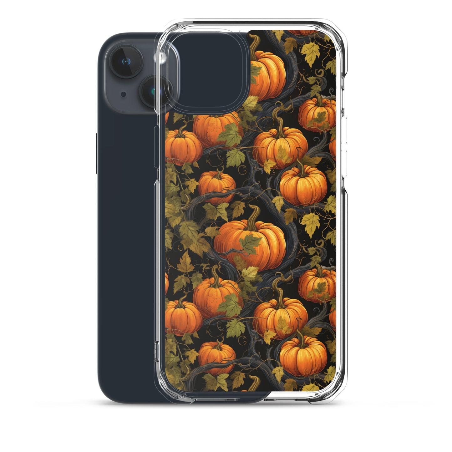 Clear Case for iPhone® Halloween Pumpkin Harvest #1