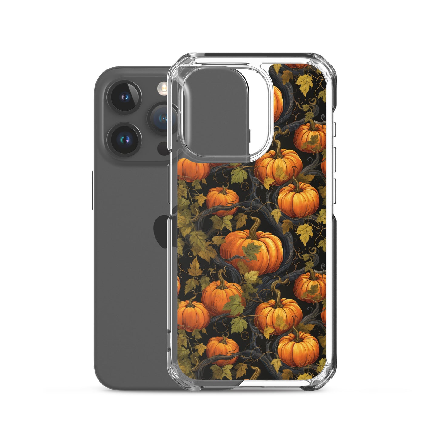 Clear Case for iPhone® Halloween Pumpkin Harvest #1