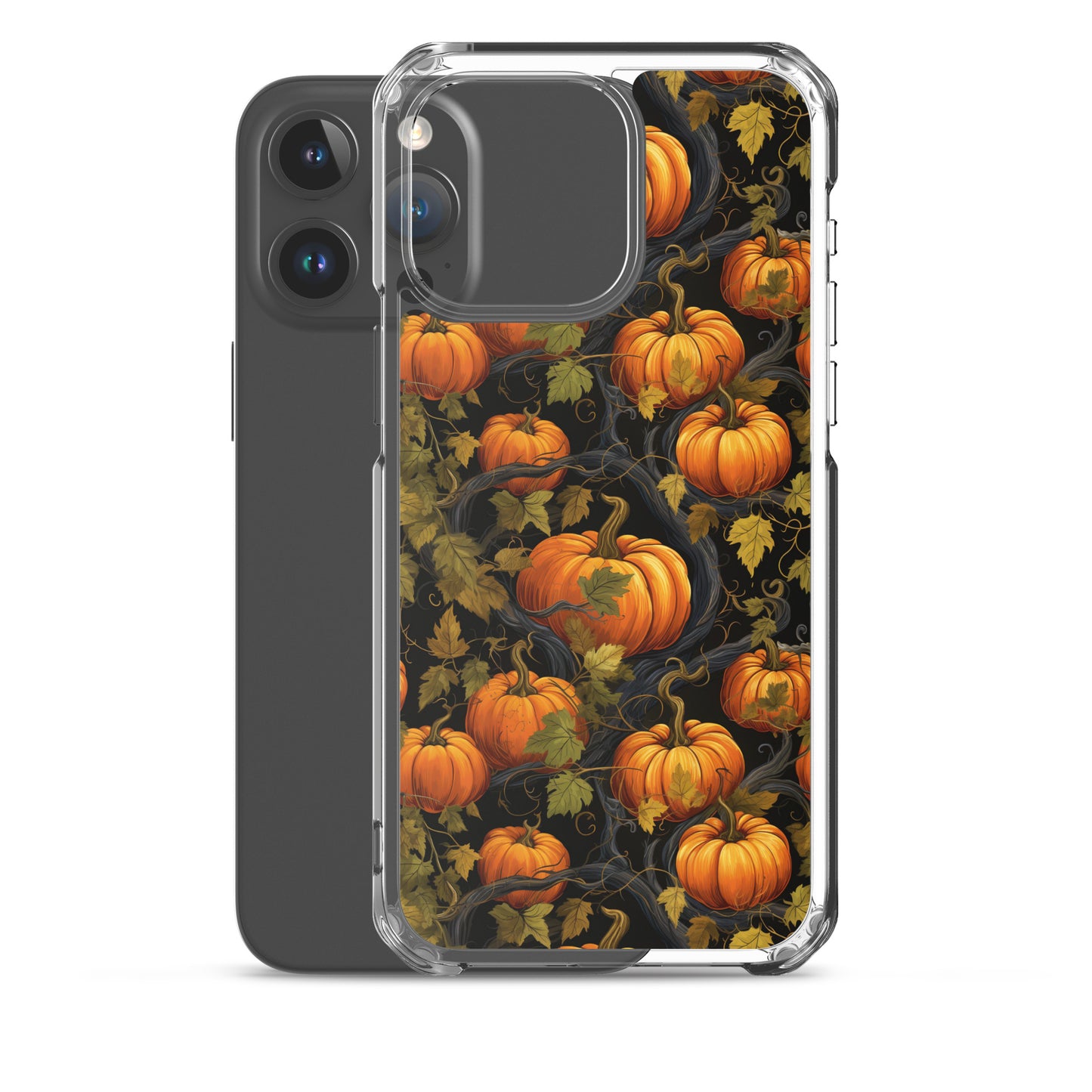 Clear Case for iPhone® Halloween Pumpkin Harvest #1