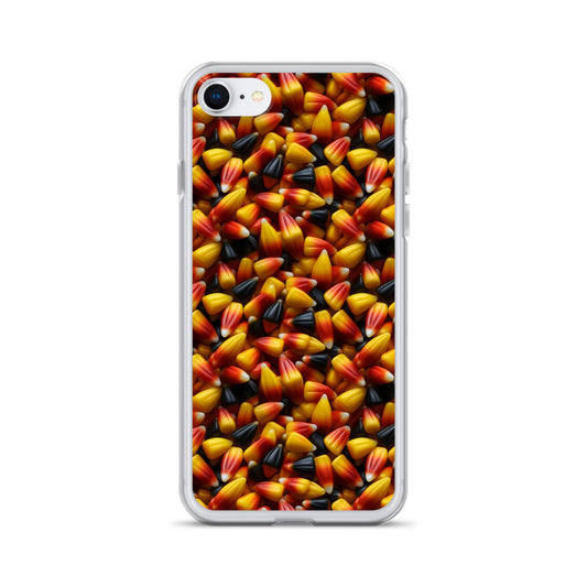 Clear Case for iPhone® Halloween Candy Corn #3