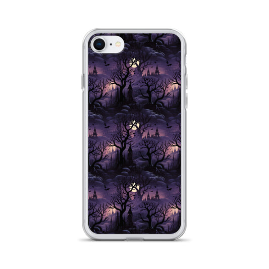 Clear Case for iPhone® Halloween Spooky Forest