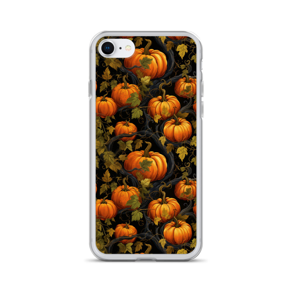 Clear Case for iPhone® Halloween Pumpkin Harvest #1