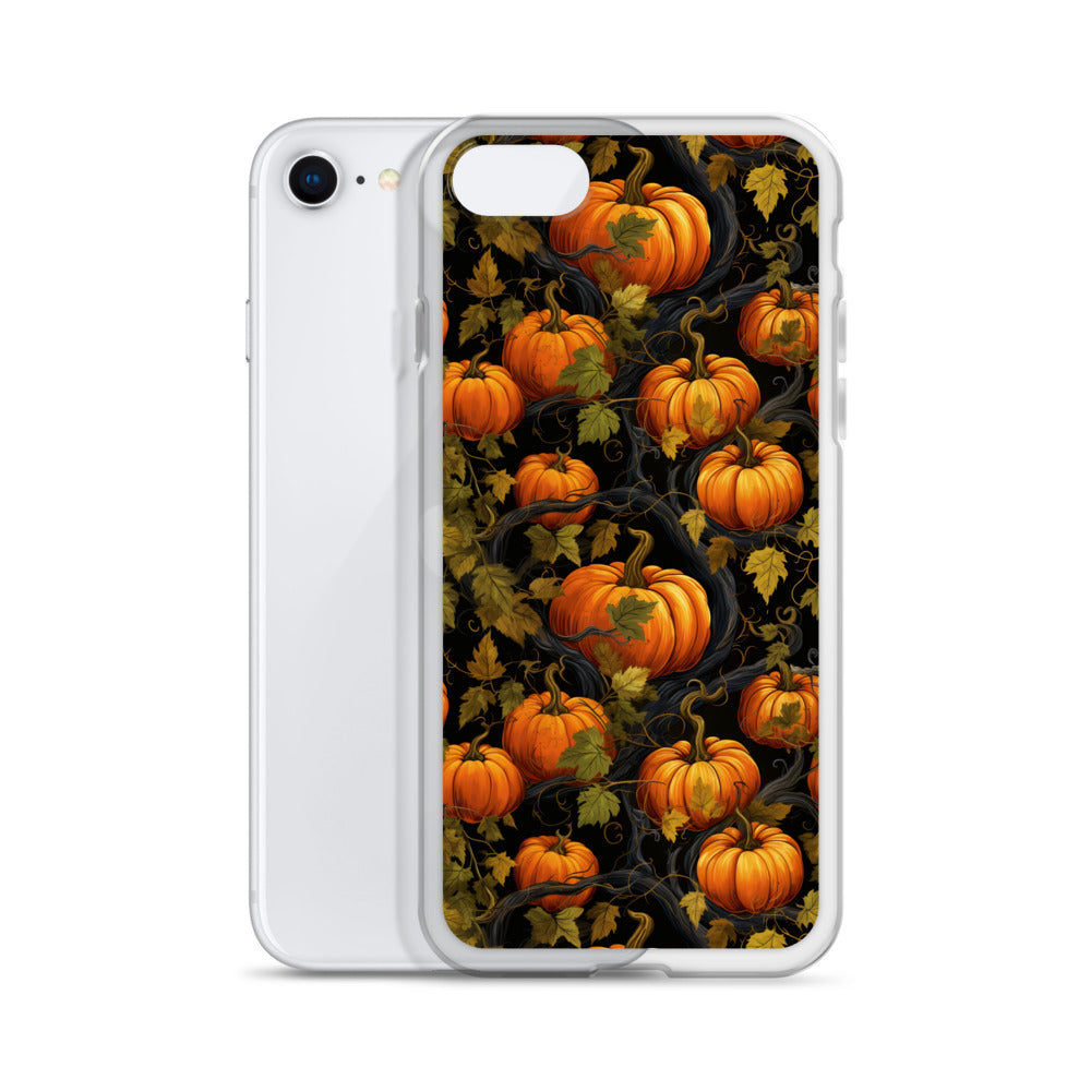 Clear Case for iPhone® Halloween Pumpkin Harvest #1