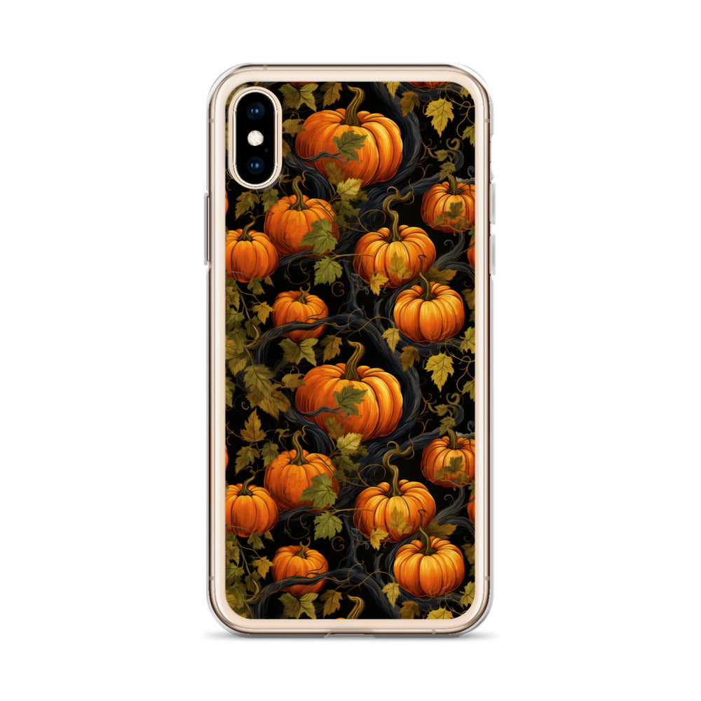 Clear Case for iPhone® Halloween Pumpkin Harvest #1