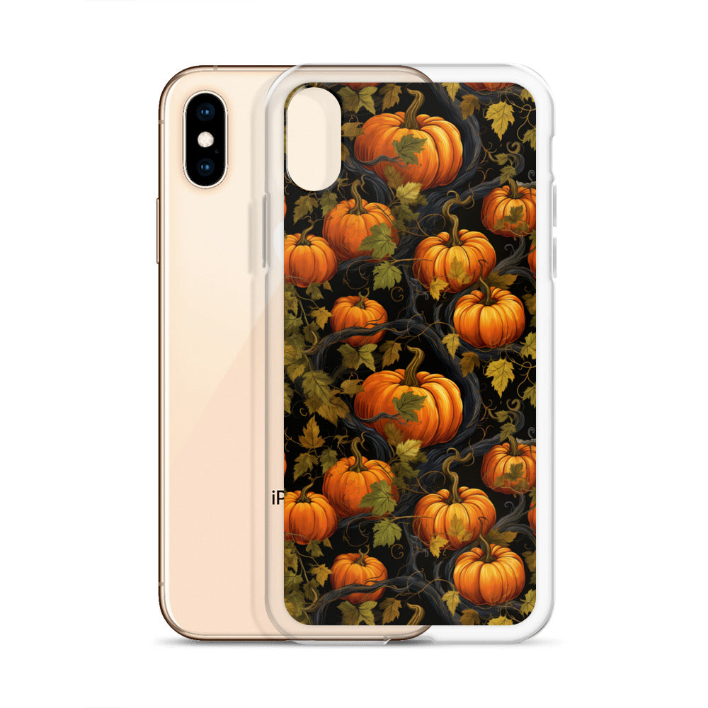 Clear Case for iPhone® Halloween Pumpkin Harvest #1