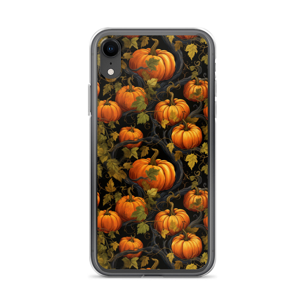 Clear Case for iPhone® Halloween Pumpkin Harvest #1