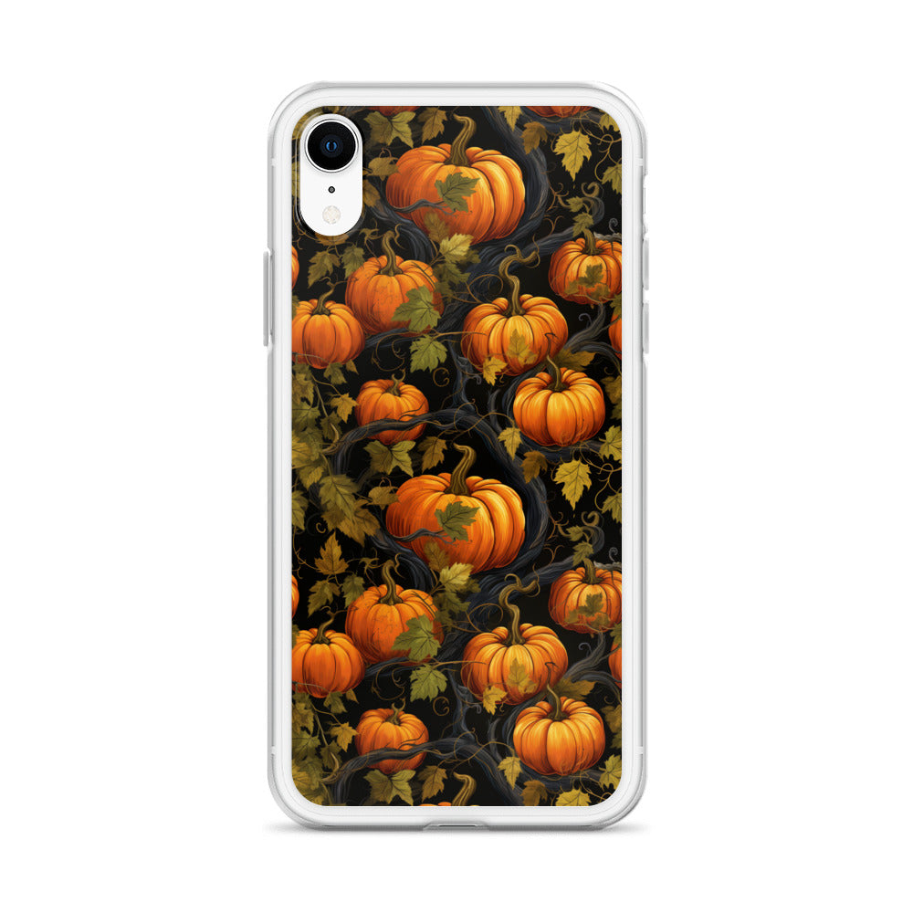 Clear Case for iPhone® Halloween Pumpkin Harvest #1