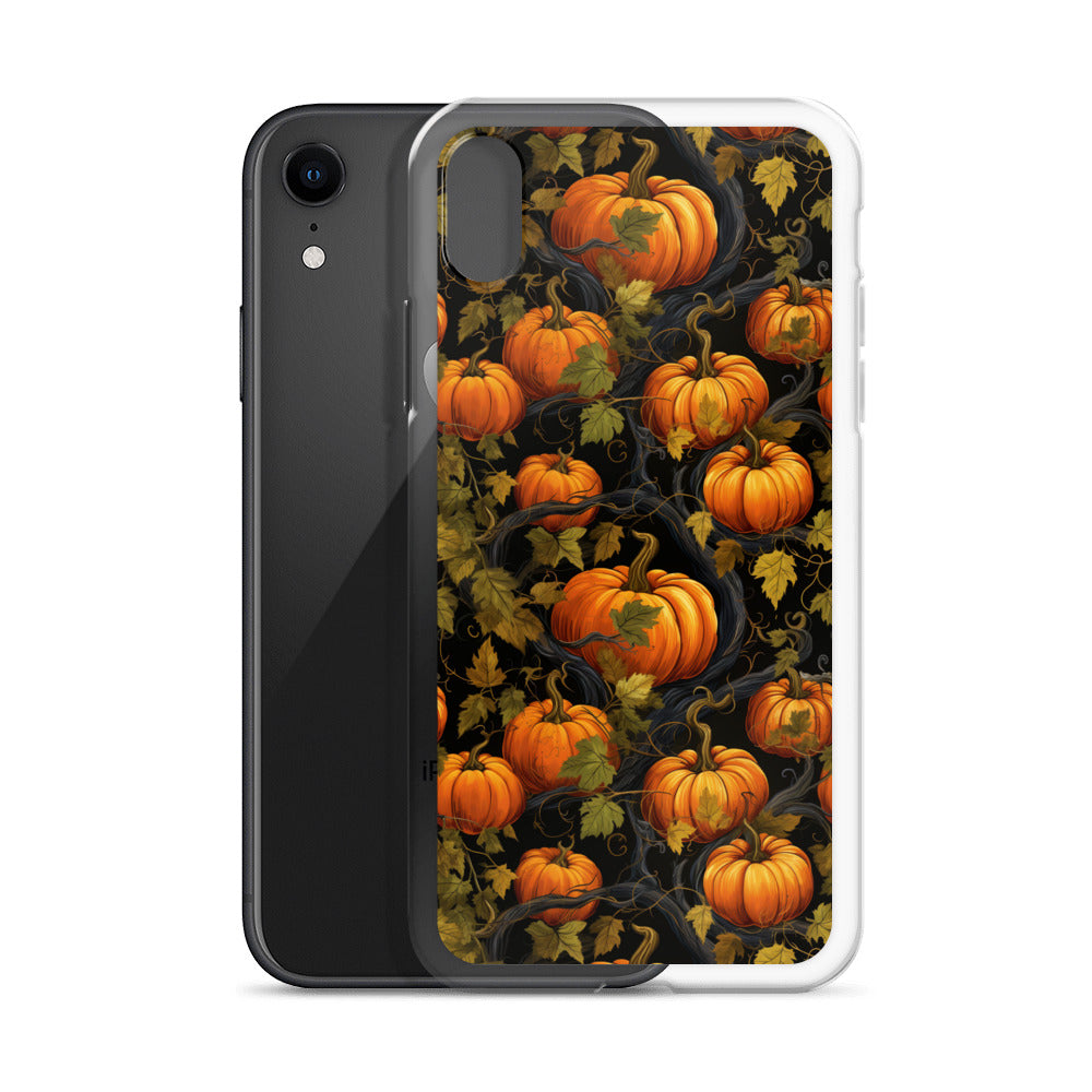 Clear Case for iPhone® Halloween Pumpkin Harvest #1