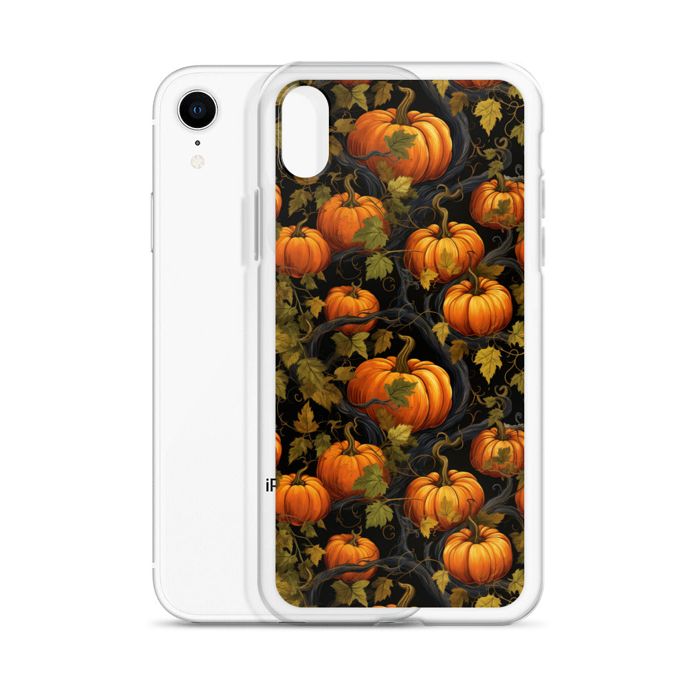 Clear Case for iPhone® Halloween Pumpkin Harvest #1